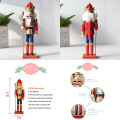 30CM classic wooden Nutcracker for Christmas decoration