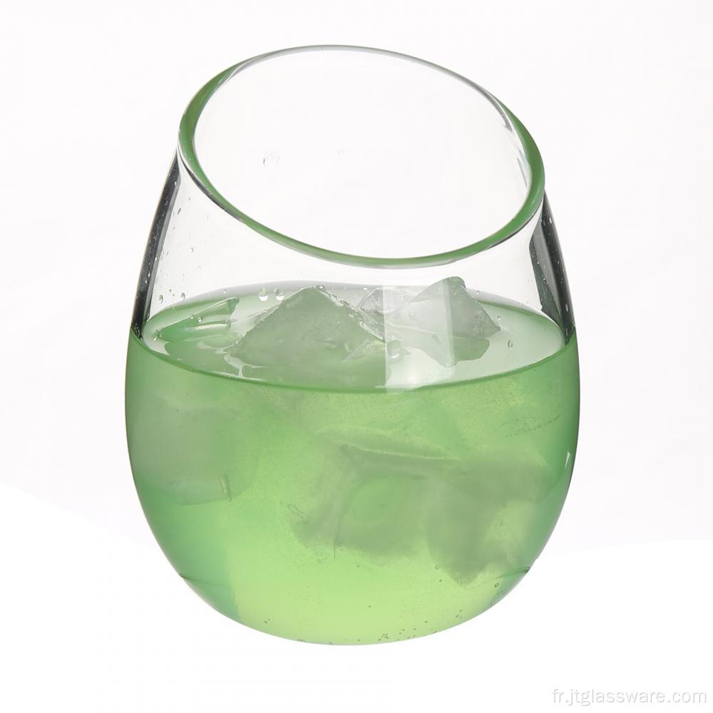 Tasse en verre thermo simple paroi pour thé vert
