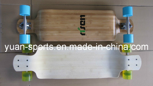 High Quality Bamboo Deck Long Board Skateboard