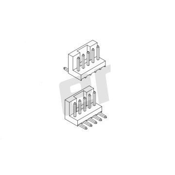 2.50mm Pitch 90 ° Wafer Connector Series AW2506RA-XP