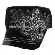 Fleur De Lis Patch Pony Tail Cap