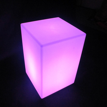 Led Light Up Meubles d&#39;extérieur Led Cube Chair