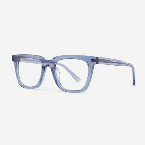 Square facade Acetate Unisex Optical Frames