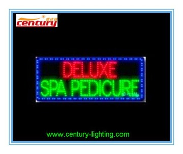 DELUXE SPA PEDICURE animated led sign