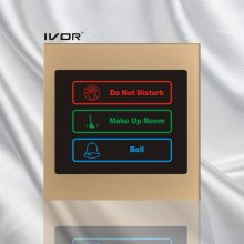 Hotel Doorbell System Outdoor Panel in Acrylic Outline Frame (SK-dB100S3A)