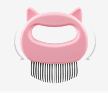 cat head style pet open comb