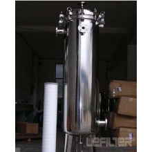 Boîtier de filtre à eau de sécurité à grand débit en acier au carbone / 304
