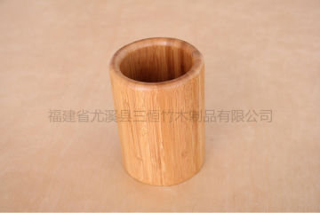 Bamboo tableware barrel bamboo pen holder pen box bamboo pencil holder