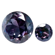 Wholesale Round Cut Temperature Discoloring Alexandrite Gemstone