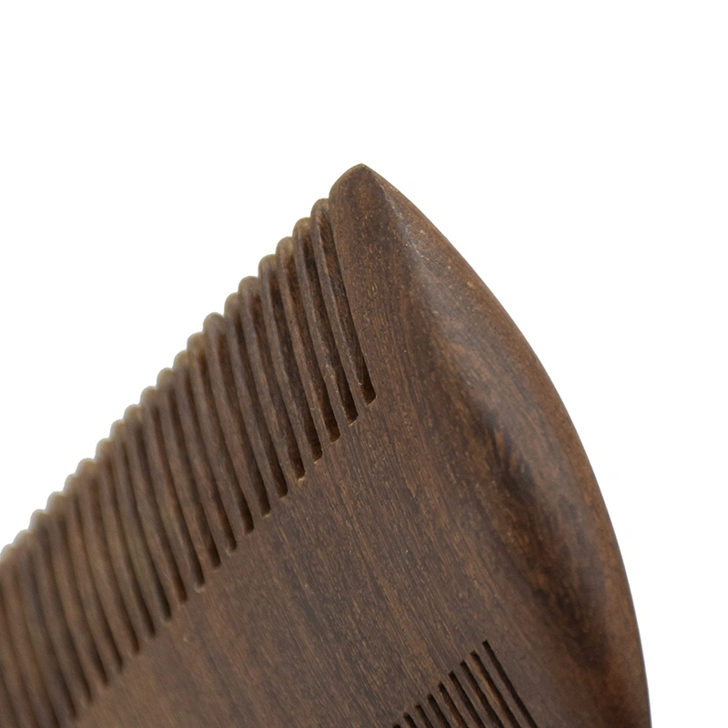 Wholesale Anti Static Wooden Beard Comb Wood Pocket Comb with Fine Teeth for Beard Support Custom Logo