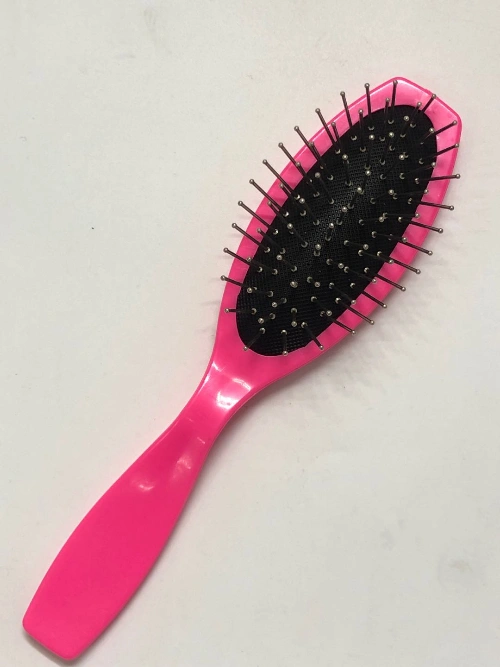 Free Shipping Wholesale Plastic Handle Metal Pin Pet Grooming Brush