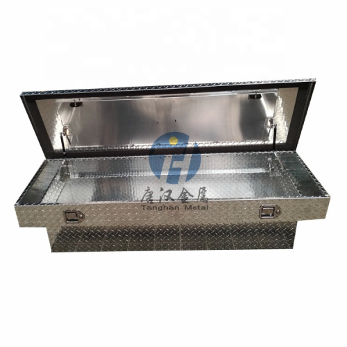Boîte à outils à outils de croisement à vérification de la plaque de roulement en aluminium en aluminium