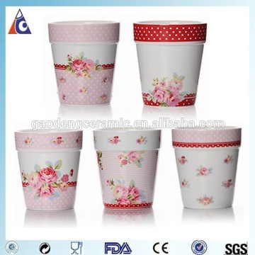 7oz partysu flower ceramic tea cup