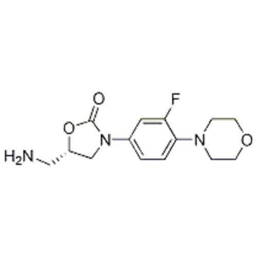 2-oxazolidinona, 5- (aminometil) -3- [3-fluoro-4- (4-morfolinil) fenil] -, (57278852,5S) CAS 168828-90-8