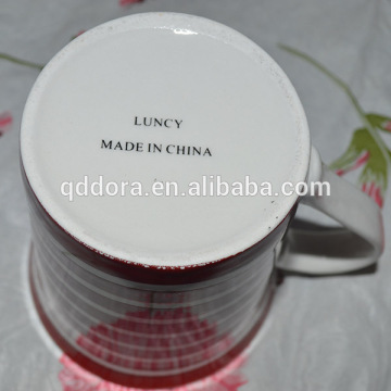 Morocco Stoneware Tea Cups/China Manufacturer Linyi Coffe Mug/Cappuccino Decorated Mugs