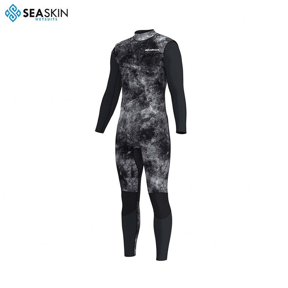 Seaskin 3mm Ön Göğüs Fermuarı Erkekler İçin Wetsuit