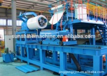 polyurethane foam sandwich panel roll forming machine