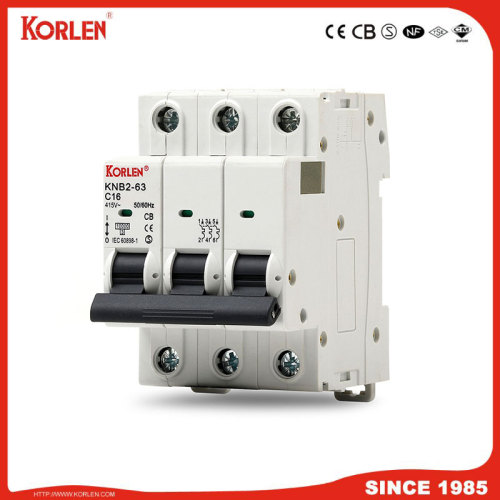 10ka Υψηλή χωρητικότητα Breaking Mini Circuit Breaker 3P