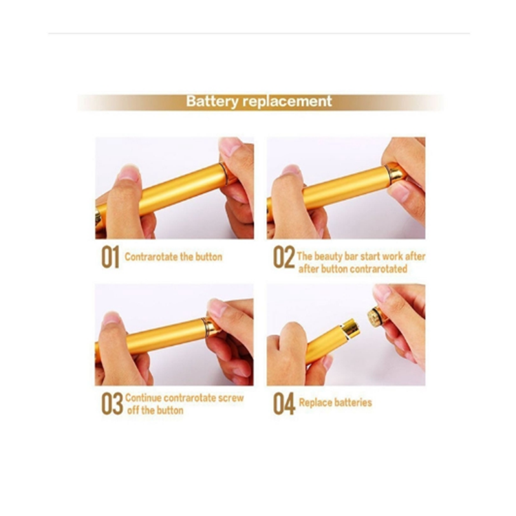 24K gold beauty bar slimming face and body shaping magic stick massage stick beauty meter