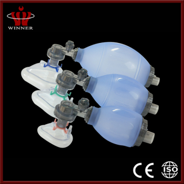 Made in China disposable PVC resuscitator ambu bag set