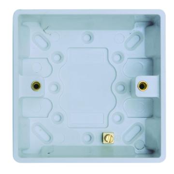 35MM 1 GANG PATTRESS BOX,WITHOUT E TERMINAL