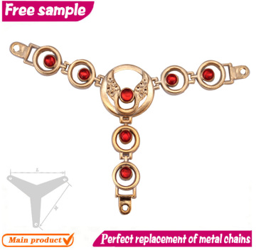 Charming Y shape PVC shoe lace chain