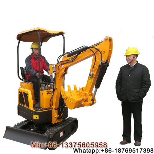 Euro V mini excavator XN12 small bagger 1.2ton