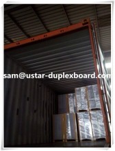 coated duplex board white back aluminum foil paper,cardboard sheet,shenzhen