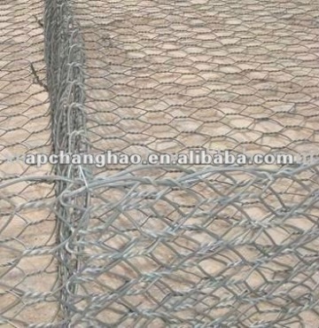 (low carbon steel wire) gabion mesh, stone cage