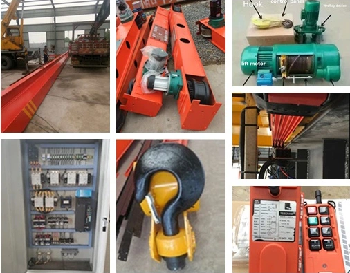 Ld Type 5ton Lifting Machine Electric Motor Wire Rope Remote Control Bridge Cane Price