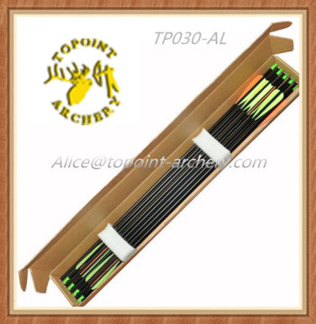 2014 Topoint Archery newest design Aluminum Arrows for compound bow