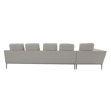 Modern Fabric Living Room Sectional Sofa