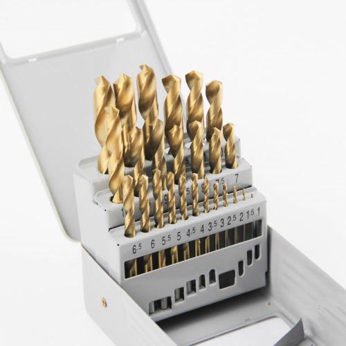 25pcs Twist Drill Bits