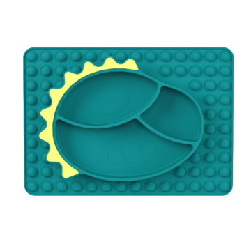 Placa de silicona Pop Fidget de dinosaurio personalizado para niños