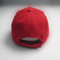 Red Flat Embroidery Sports Cap