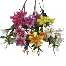 Low Price Artificial Three-Headed Lily Bouquets