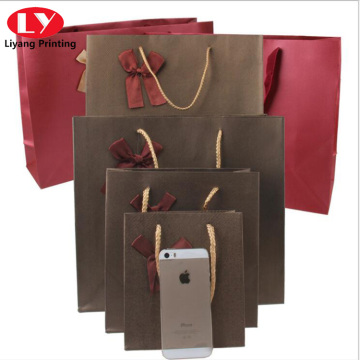 Dark simple style gift bag