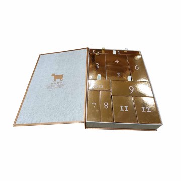 Luxury Christmas Calendar Advent Gift Paper Boxes