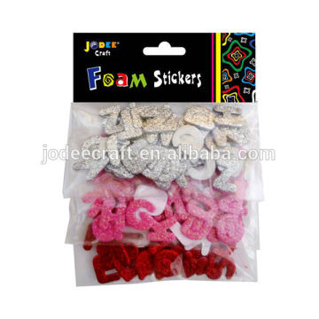 Glitter Letters Self-adhesive EVA Foam