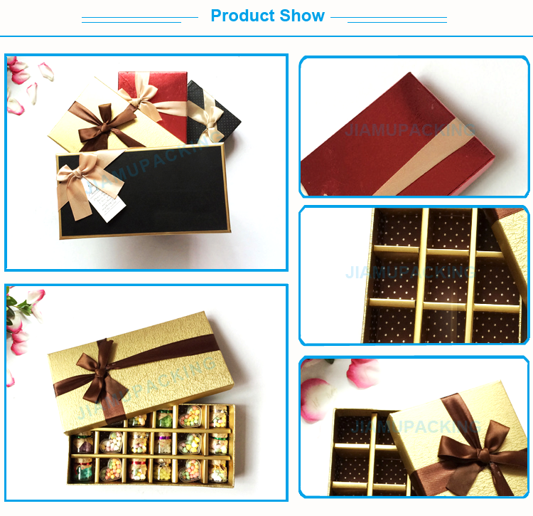 Custom Chocolate Paper Candy Gift Box Packaging