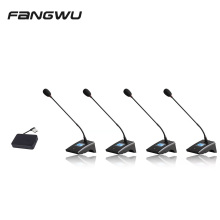 4-Channel Wireless USB Desktop Video Conferencing Lavalier Microphone for Online Teaching and Meetings