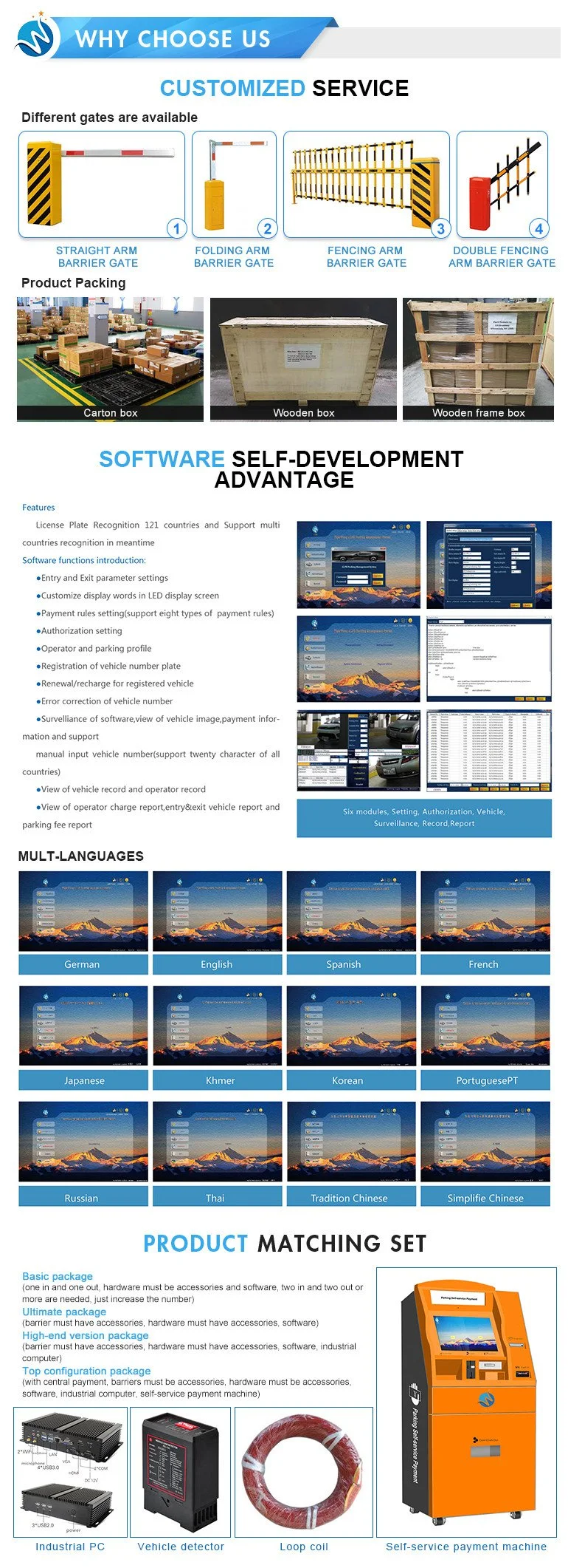 Customized Software for Automatic License Plate Recognition with Barrier and Customized