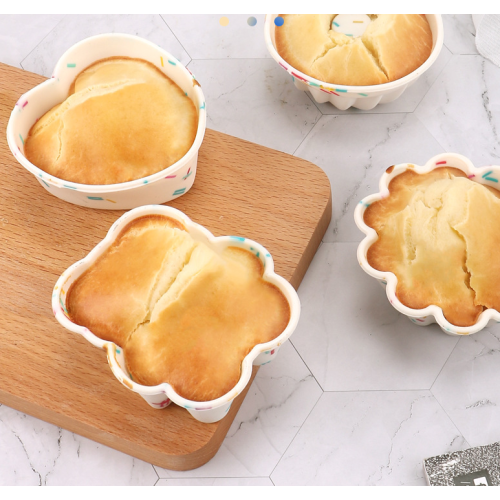 Tas de boulangerie en silicone réutilisables moules de muffins