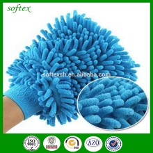 Soft Larger 22cm x 16cm microfiber custom wash mitts for car
