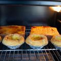 Churrasqueira resistente ao calor para assar pão