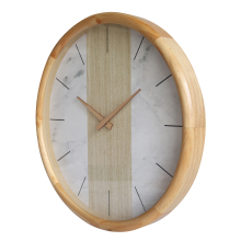 Modern Simple Wooden Wall Clock for Home Decoration