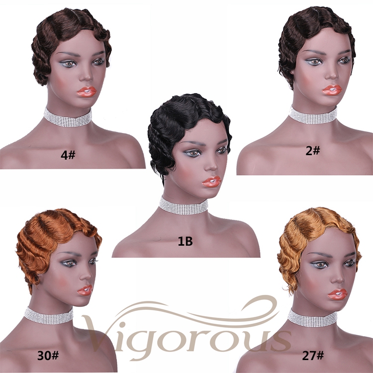 Cheapest Wholesale Non Lace Original Afro Black Indian Bob Glueless Short Women Straight Short 100% Real Human Hair Wigs