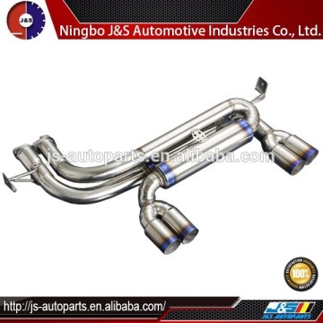 Titanium exhaust muffler for BMW M3