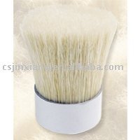 Bleached bristle pig hair