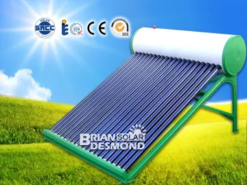 High pressure Solar Water Heater vacuum tube solar collector with pressurized water tank